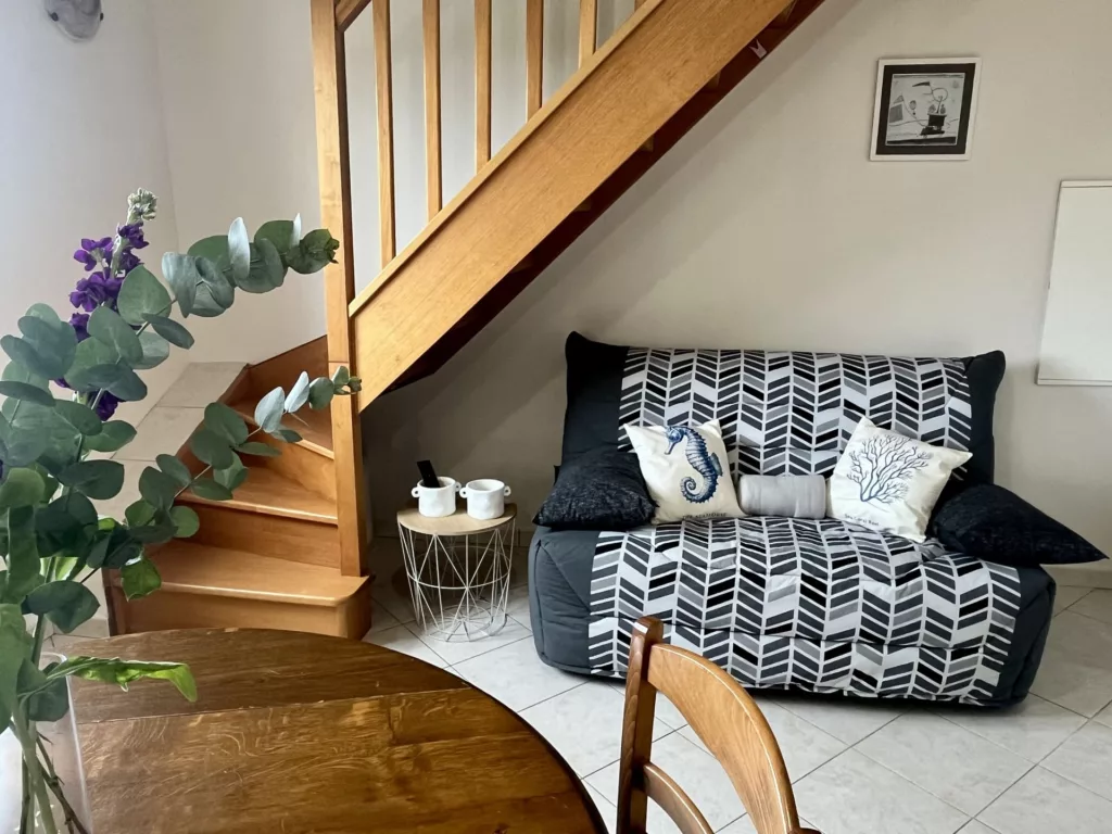 Les Gîtes de la Mouette Ravenoville Cotentin Gîte Le Sauticot Salon